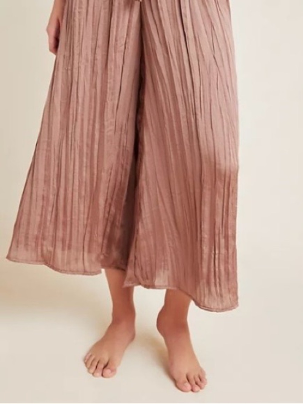 Anthropologie Saturday Sunday Boho Coco Brown Pants S Festival Pockets Flowy - Picture 13 of 13